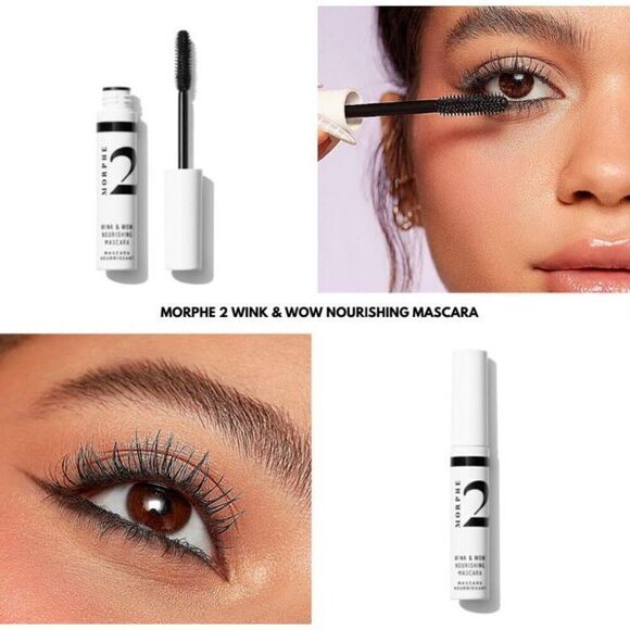 MORPHE - NWOT - 2-Pack MORPHE 2 Wink & Wow Nourishing Mascara/Black .28 oz Each - Picture 9 of 15